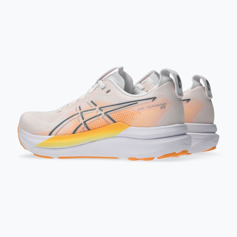 Pánske bežecké topánky ASICS Gel-Kayano 33 white/stadium orange 3