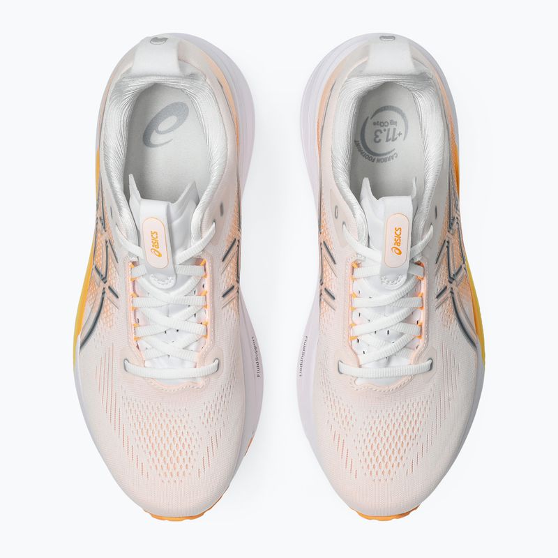 Pánske bežecké topánky ASICS Gel-Kayano 33 white/stadium orange 5
