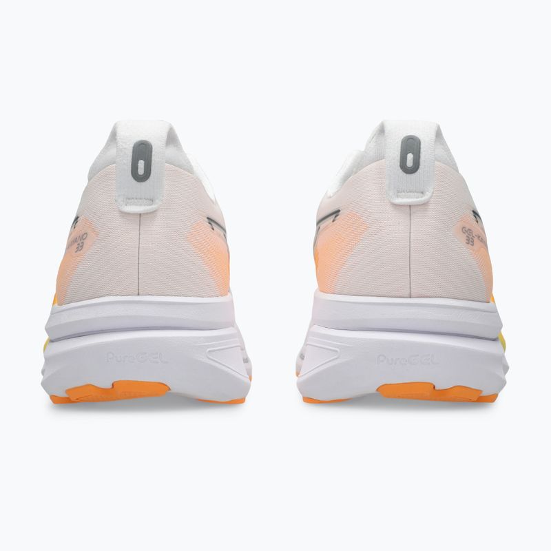 Pánske bežecké topánky ASICS Gel-Kayano 33 white/stadium orange 6