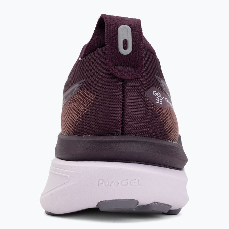 Dámske bežecké topánky Asics Gel-Kayano 33 Dark Aubergine/Dahlia 6