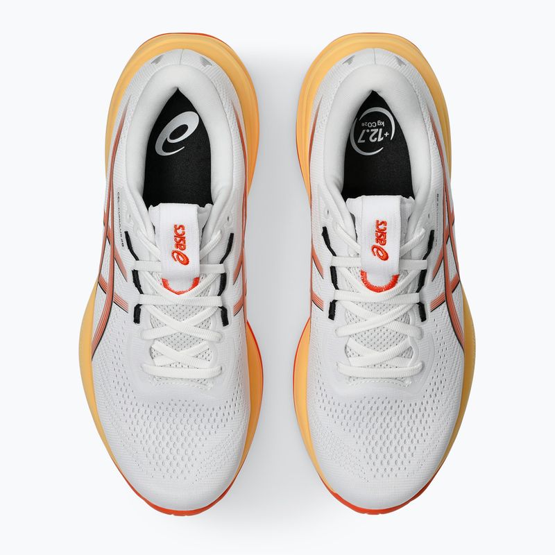 Pánske bežecké topánky ASICS Gel-Cumulus 28 white/energy orange 5