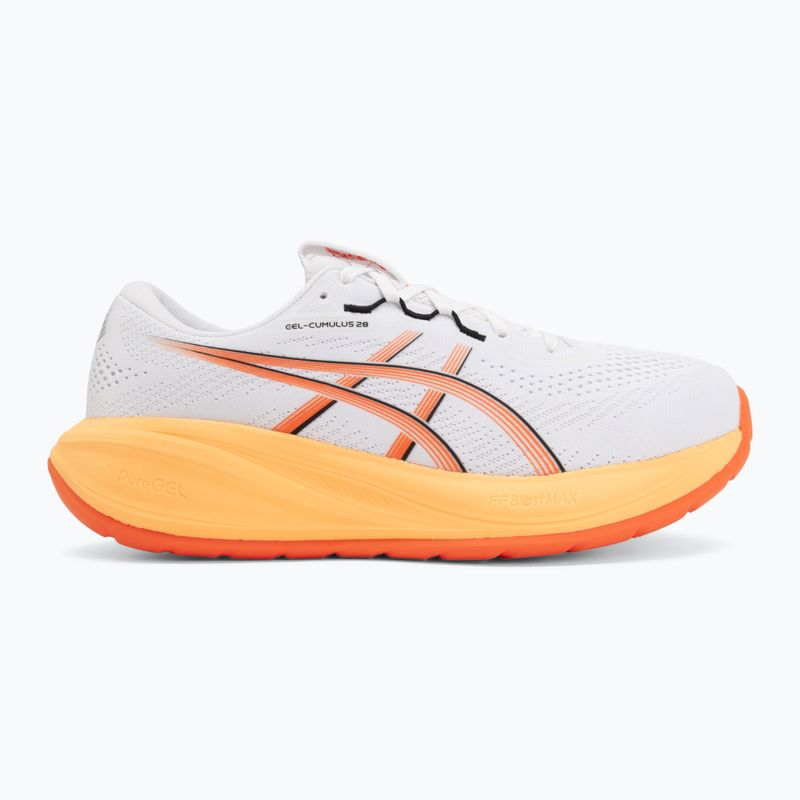 Pánske bežecké topánky ASICS Gel-Cumulus 28 white/energy orange 2