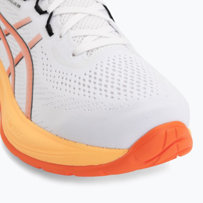 Pánske bežecké topánky ASICS Gel-Cumulus 28 white/energy orange 7