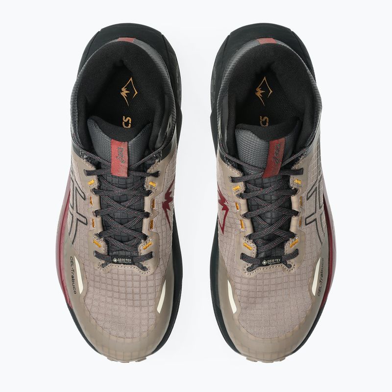 Pánske bežecké topánky Asics Gel-Trabuco Mt Gtx taupe grey/graphite grey 5
