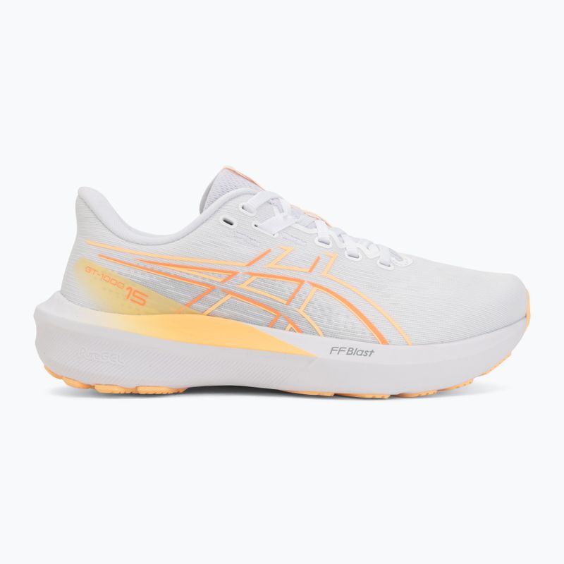 Dámske bežecké topánky ASICS GT-1000 15 white/vivid coral 2