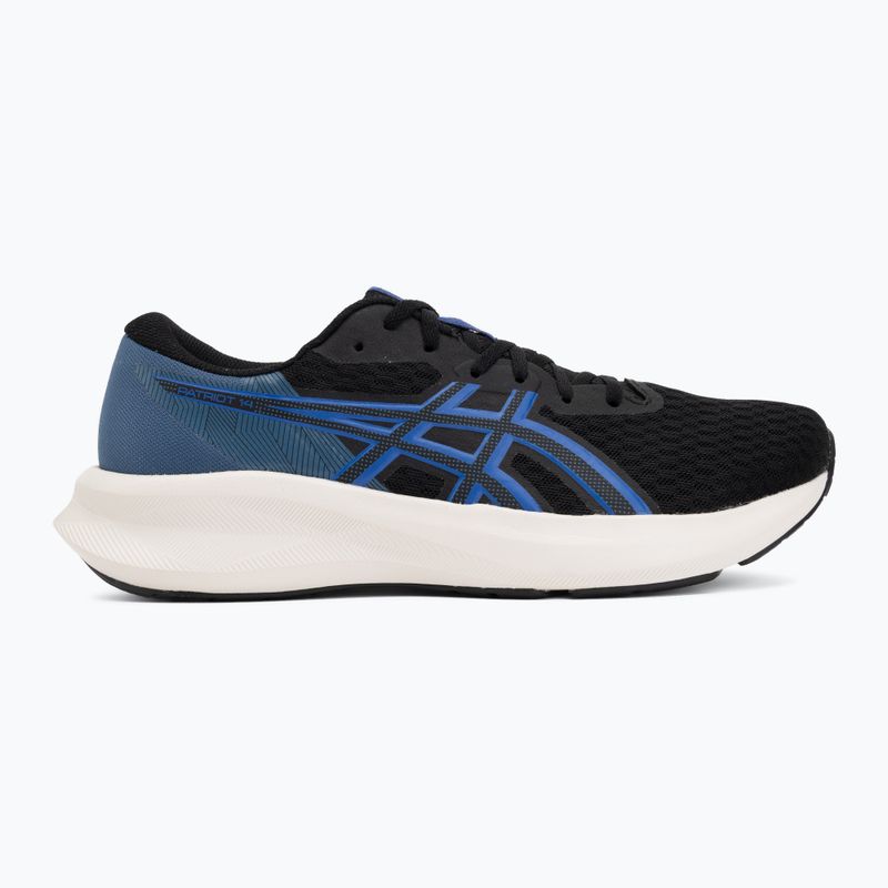 Pánske bežecké topánky ASICS Patriot 14 black/neon blue 2