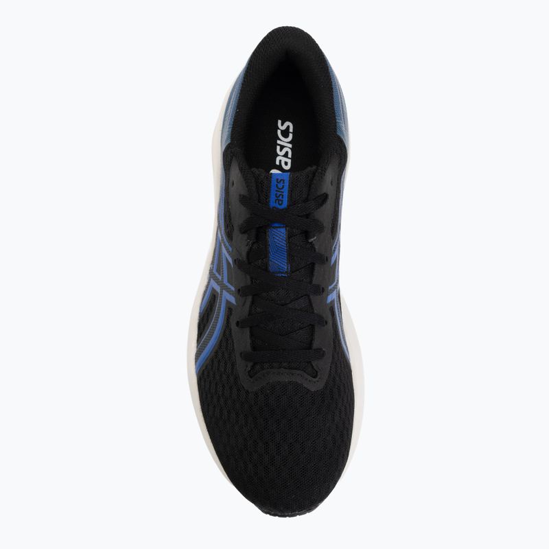 Pánske bežecké topánky ASICS Patriot 14 black/neon blue 5