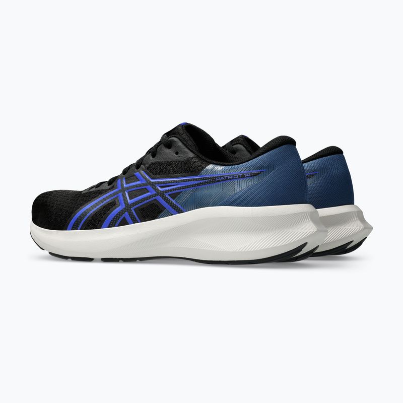 Pánske bežecké topánky ASICS Patriot 14 black/neon blue 3