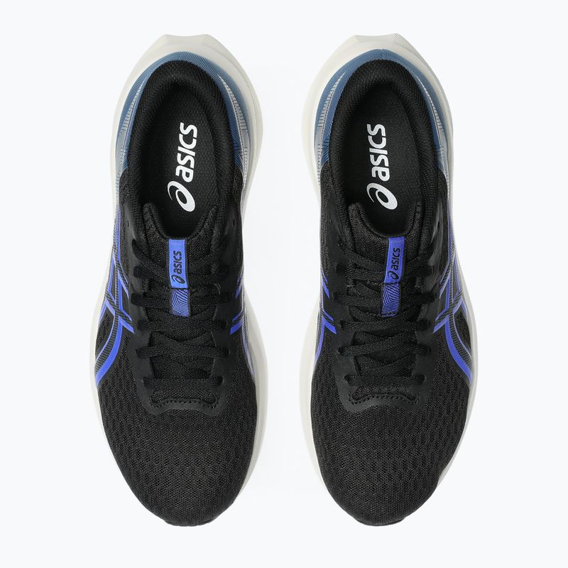 Pánske bežecké topánky ASICS Patriot 14 black/neon blue 5