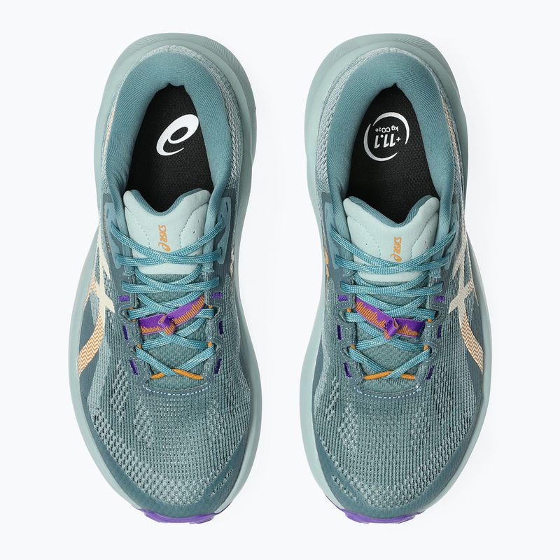 Dámske bežecké topánky ASICS Trabuco 14 foggy teal/radiant amethyst 6