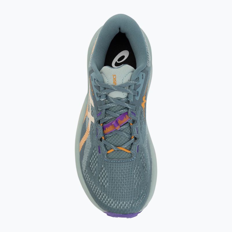 Dámske bežecké topánky ASICS Trabuco 14 foggy teal/radiant amethyst 5