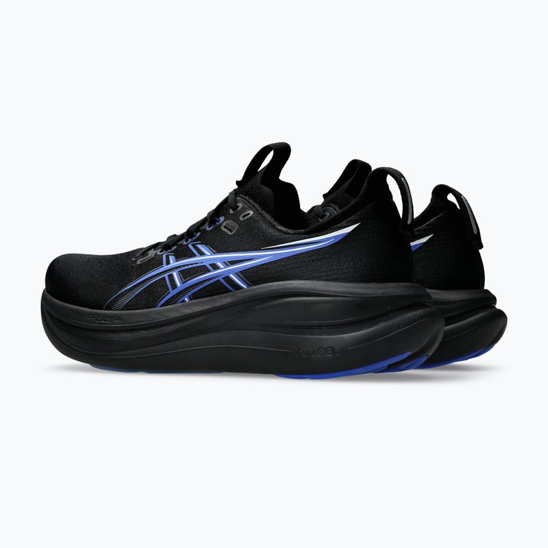 Pánske bežecké topánky ASICS Gel-Nimbus 28 black/neon blue 3