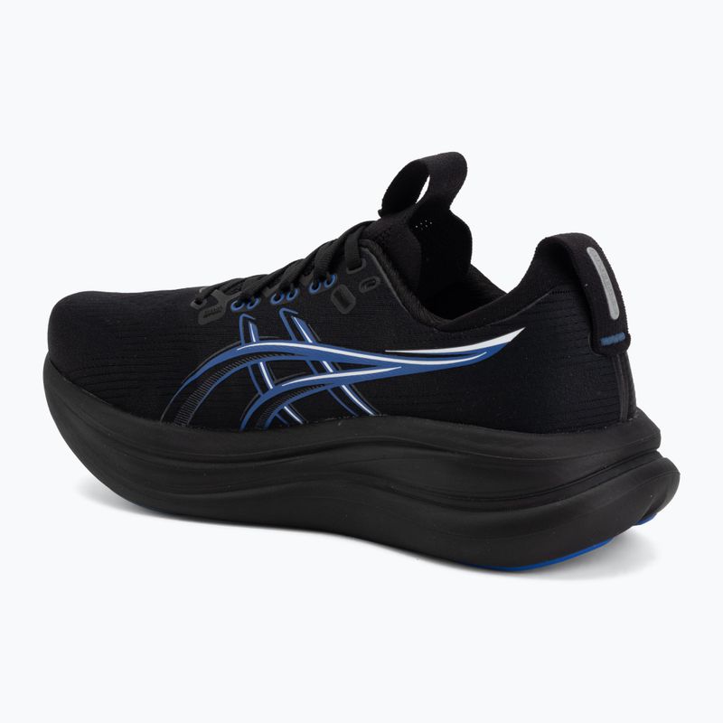 Pánske bežecké topánky ASICS Gel-Nimbus 28 black/neon blue 3