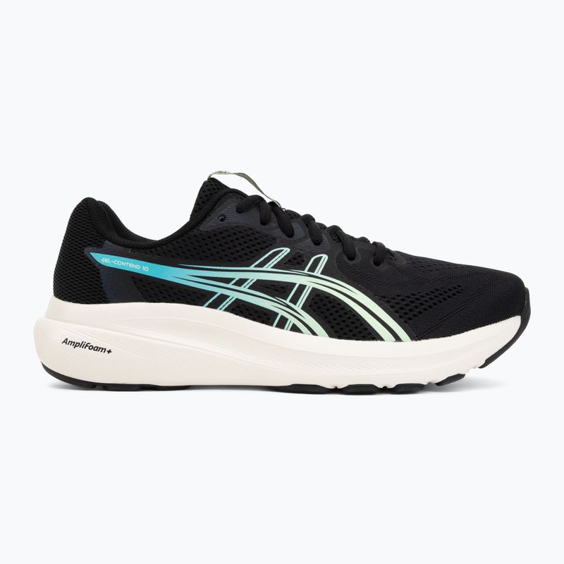Pánske bežecké topánky ASICS Gel-Contend 10 black/illuminate yellow 2