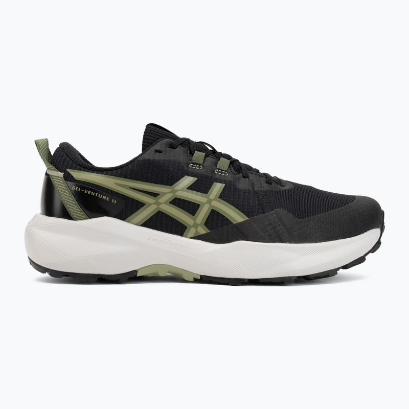 Pánske bežecké topánky Asics Gel-Venture 11 Black/Khaki Green 2