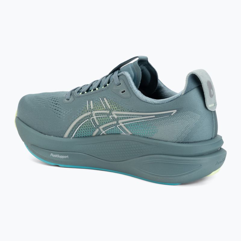 Pánske bežecké topánky ASICS Gel-Kayano 33 foggy teal/illuminate yellow 3