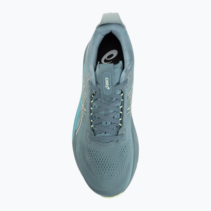 Pánske bežecké topánky ASICS Gel-Kayano 33 foggy teal/illuminate yellow 5