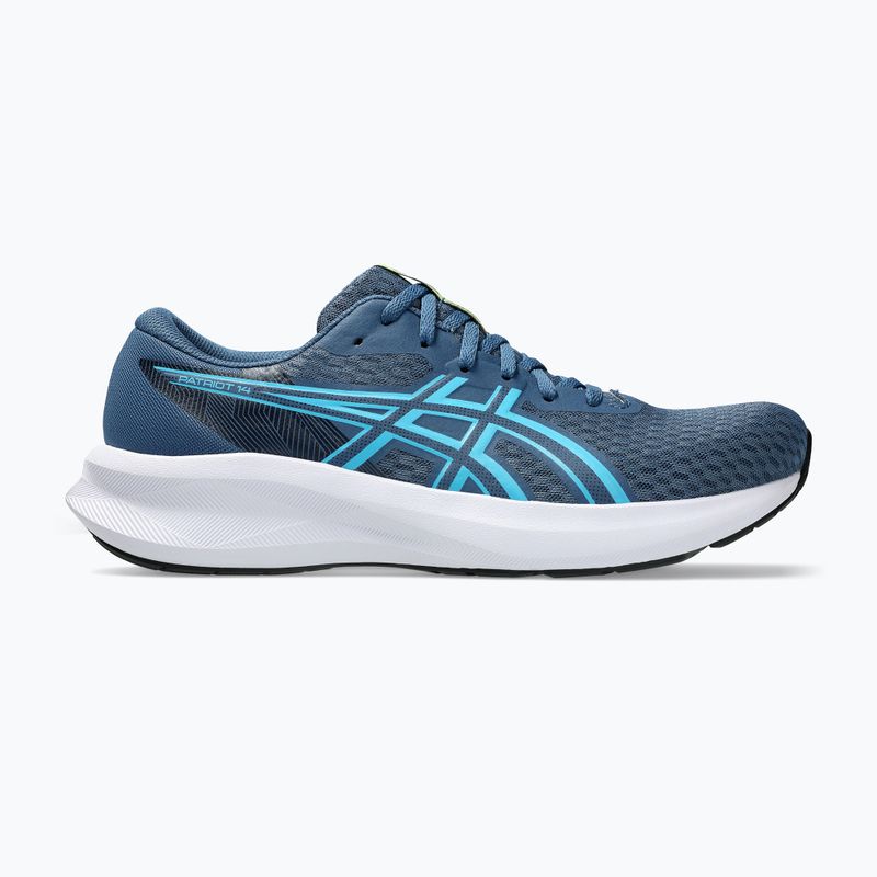 Pánske bežecké topánky ASICS Patriot 14 grand shark/energy aqua 2