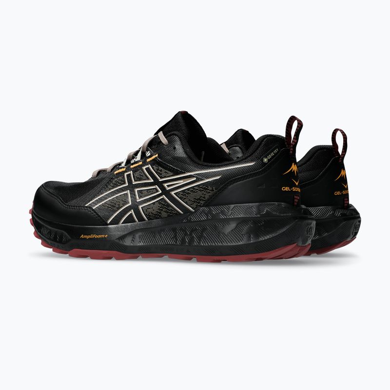Pánske bežecké topánky Asics Gel-Sonoma 8 Gtx Black/Brisket Red 3