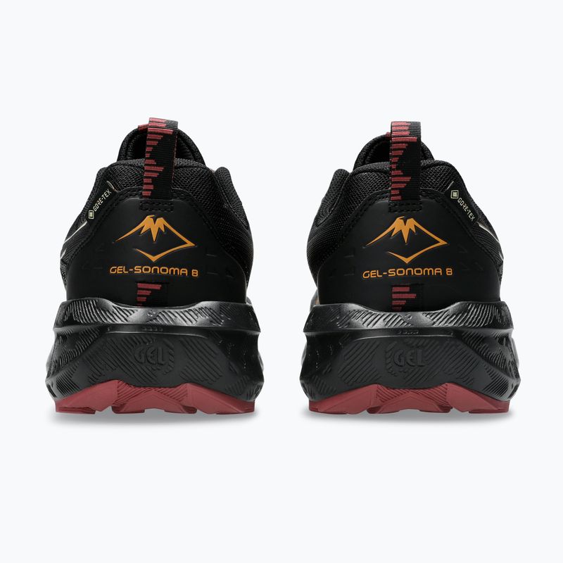 Pánske bežecké topánky Asics Gel-Sonoma 8 Gtx Black/Brisket Red 6