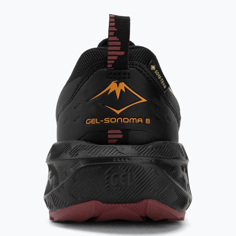 Pánske bežecké topánky Asics Gel-Sonoma 8 Gtx Black/Brisket Red 6