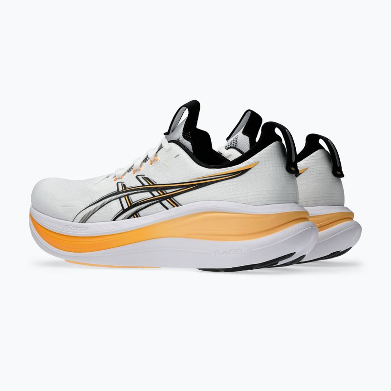 Pánske bežecké topánky ASICS Gel-Nimbus 28 white/stadium orange 3