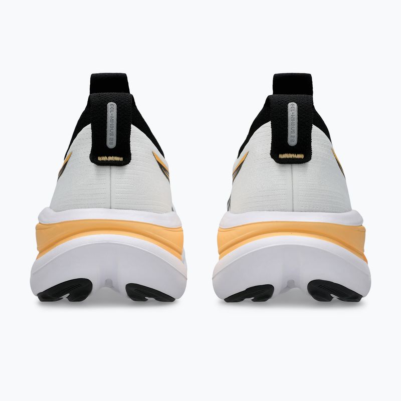 Pánske bežecké topánky ASICS Gel-Nimbus 28 white/stadium orange 6