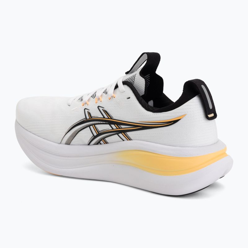 Pánske bežecké topánky ASICS Gel-Nimbus 28 white/stadium orange 3