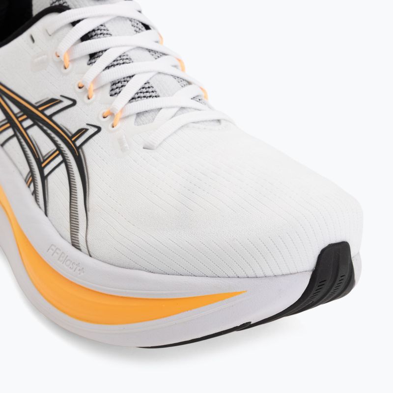 Pánske bežecké topánky ASICS Gel-Nimbus 28 white/stadium orange 7