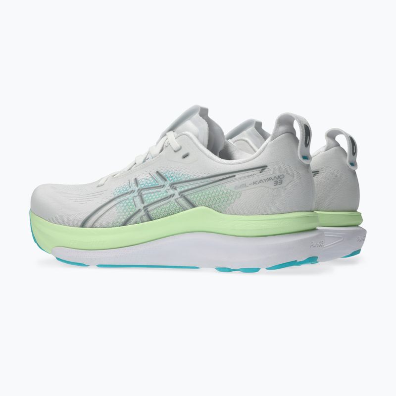 Pánske bežecké topánky ASICS Gel-Kayano 33 white/energy aqua 3