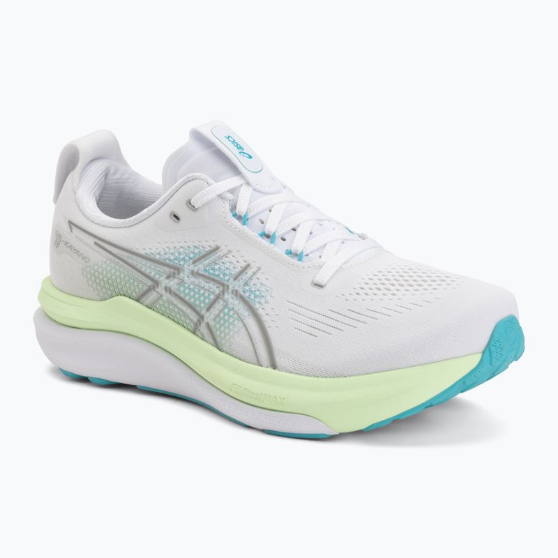 Pánske bežecké topánky ASICS Gel-Kayano 33 white/energy aqua