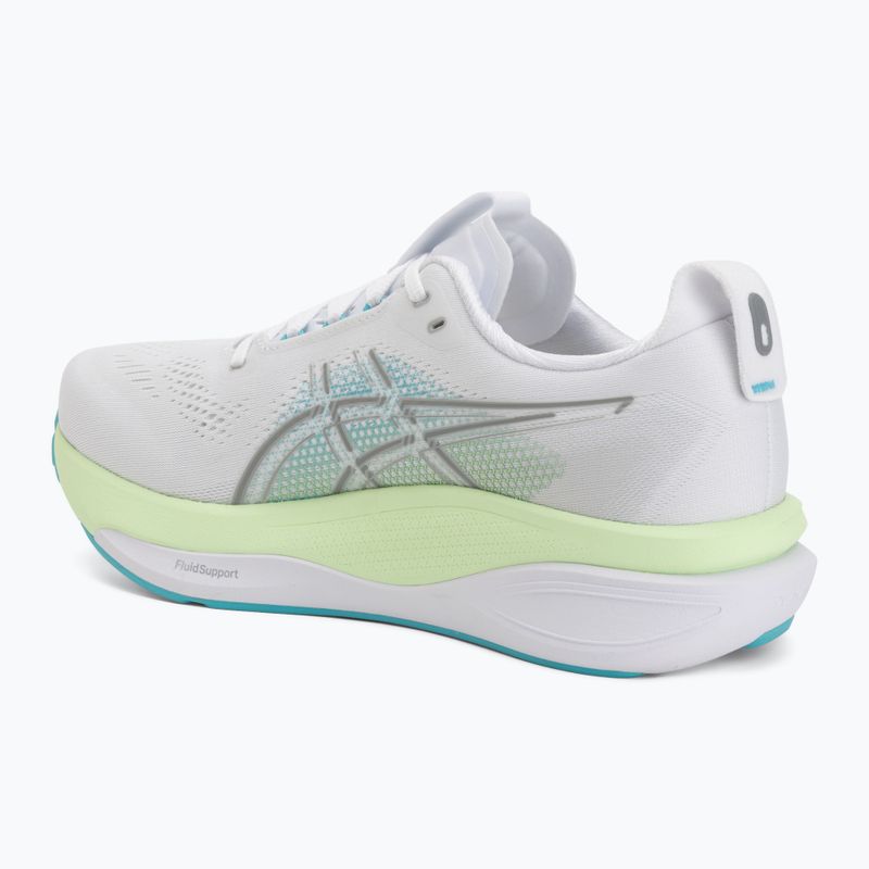 Pánske bežecké topánky ASICS Gel-Kayano 33 white/energy aqua 3