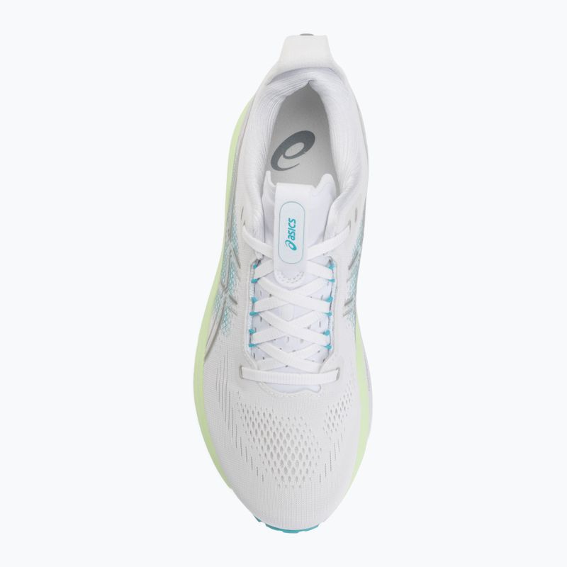 Pánske bežecké topánky ASICS Gel-Kayano 33 white/energy aqua 5