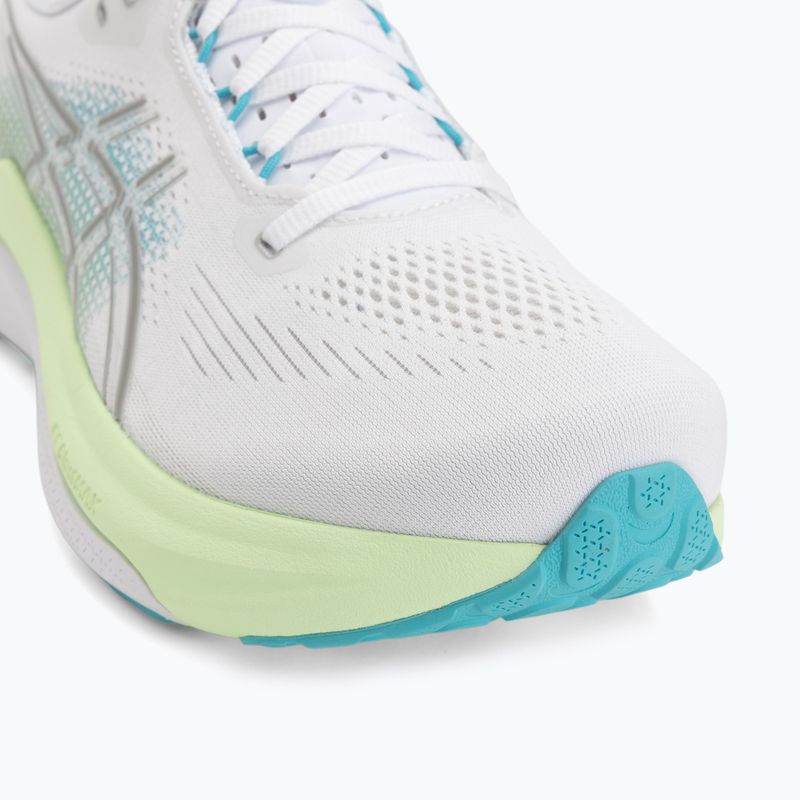 Pánske bežecké topánky ASICS Gel-Kayano 33 white/energy aqua 7