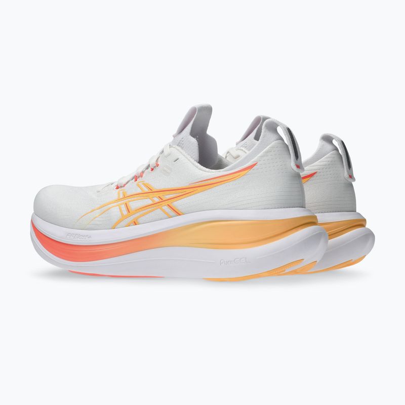 Dámske bežecké topánky ASICS Gel-Nimbus 28 white/sun coral 3