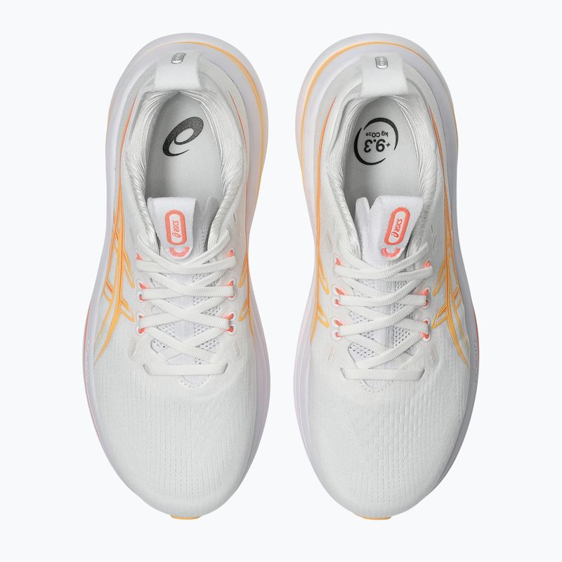 Dámske bežecké topánky ASICS Gel-Nimbus 28 white/sun coral 5