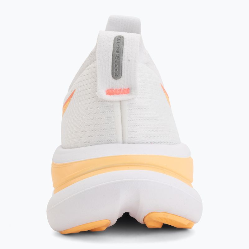 Dámske bežecké topánky ASICS Gel-Nimbus 28 white/sun coral 6