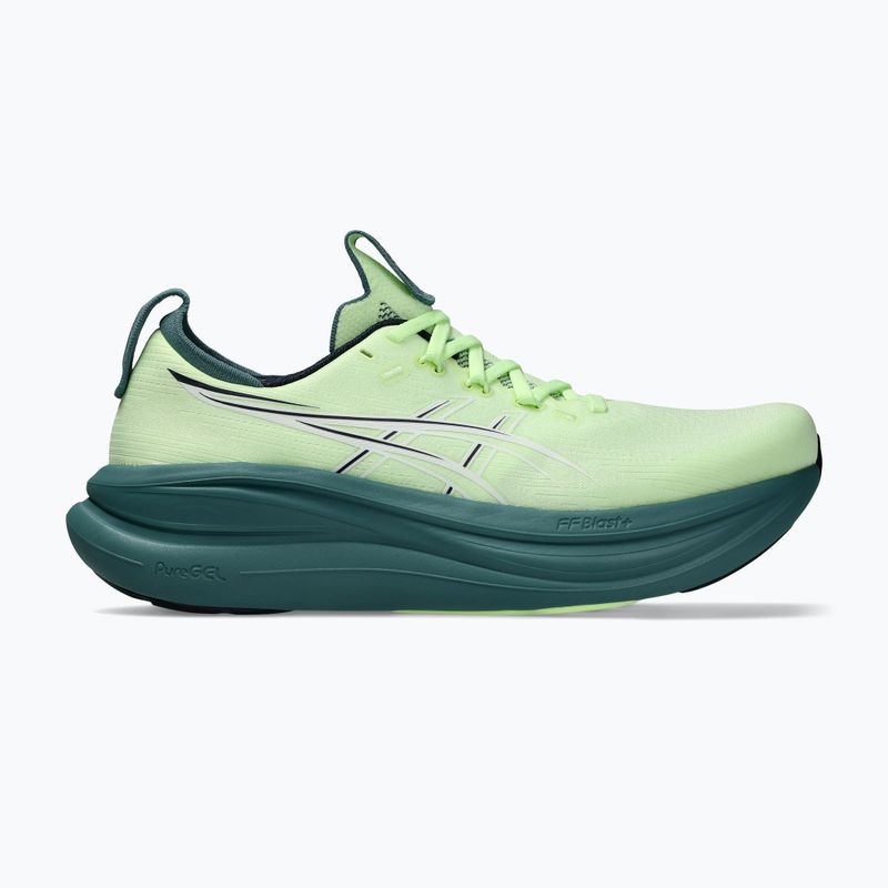 Pánske bežecké topánky ASICS Gel-Nimbus 28 illuminate yellow/foggy teal 2