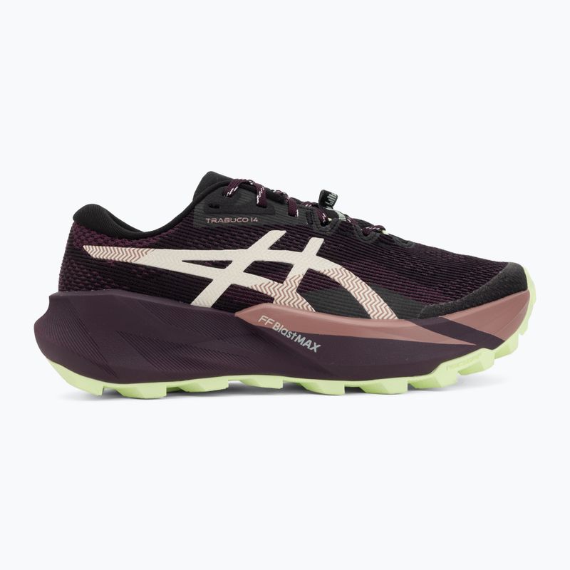 Dámske bežecké topánky ASICS Trabuco 14 black/dark aubergine 2