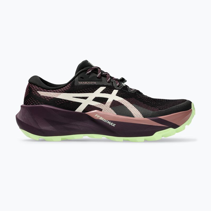 Dámske bežecké topánky ASICS Trabuco 14 black/dark aubergine 2