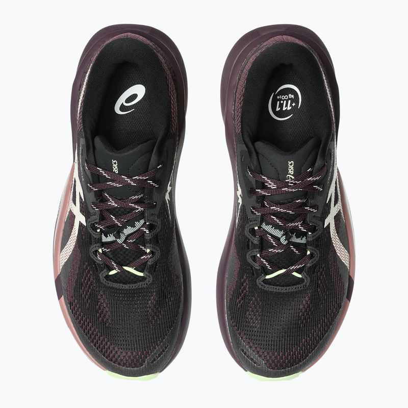 Dámske bežecké topánky ASICS Trabuco 14 black/dark aubergine 6