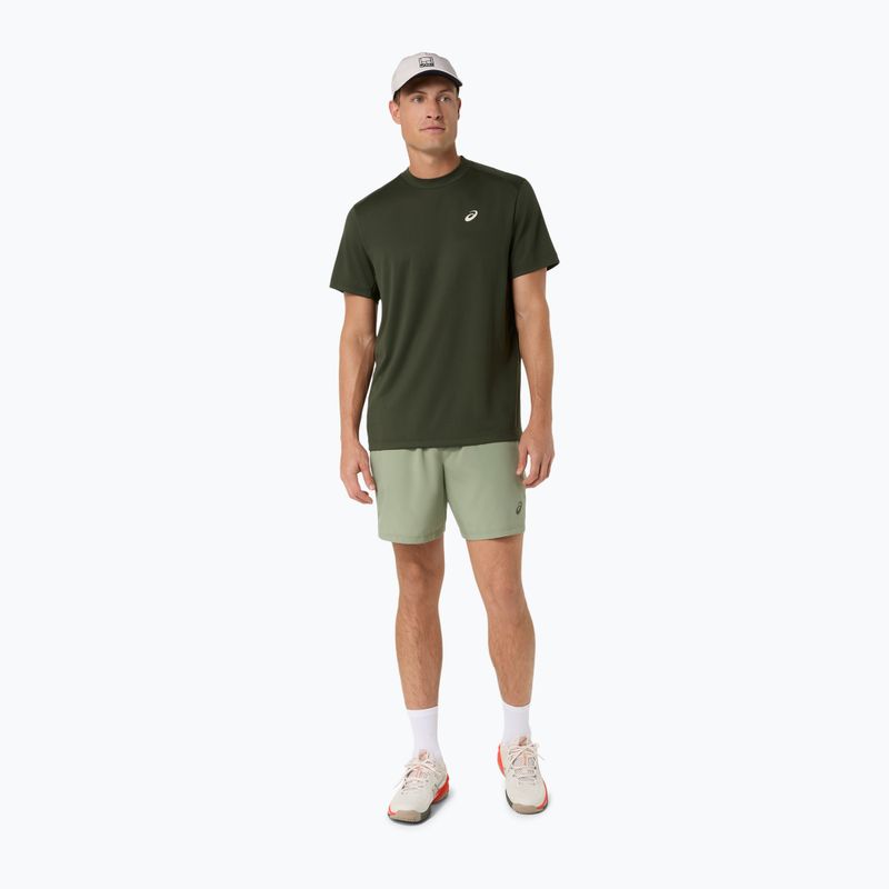 Pánske tenisové tričko ASICS Court Top vintage khaki 2