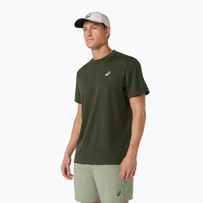 Pánske tenisové tričko ASICS Court Top vintage khaki 4
