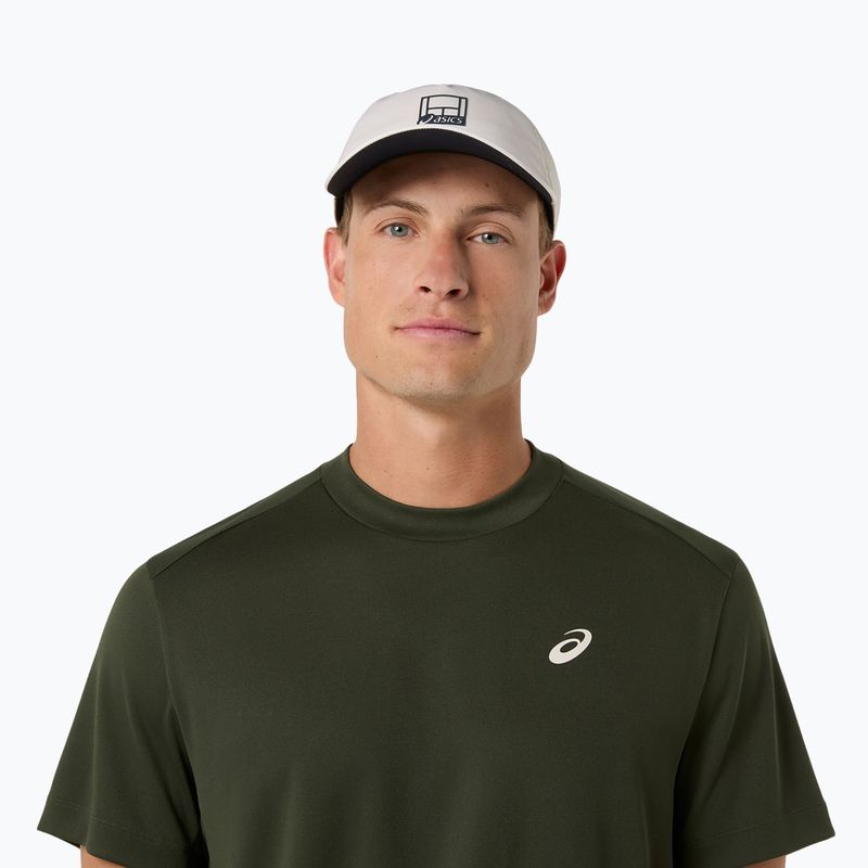 Pánske tenisové tričko ASICS Court Top vintage khaki 5