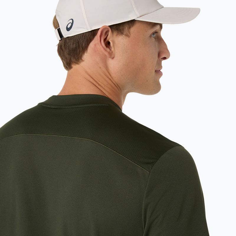 Pánske tenisové tričko ASICS Court Top vintage khaki 6