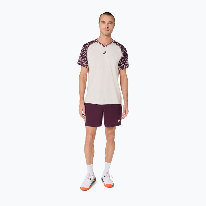Pánske tenisové šortky ASICS Padel Court 7IN dark aubergine 2