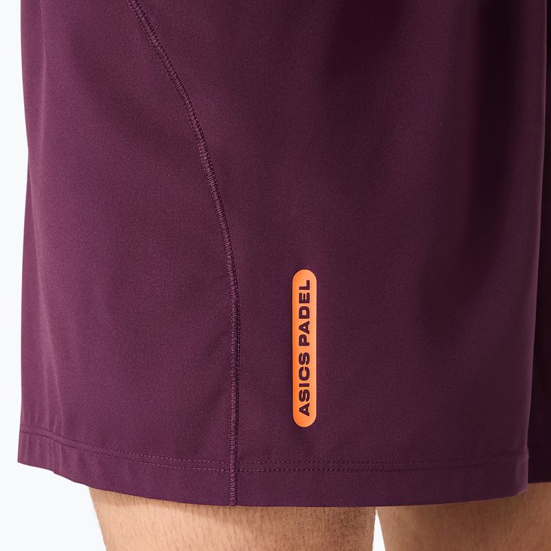 Pánske tenisové šortky ASICS Padel Court 7IN dark aubergine 8