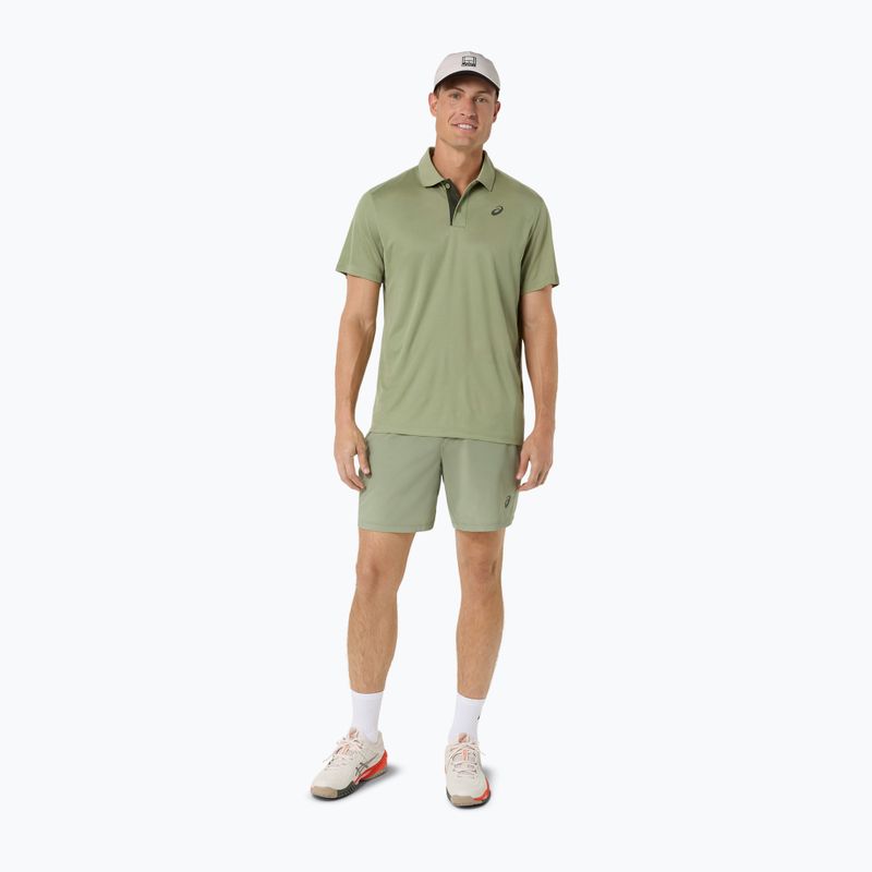 Pánske polo tričko ASICS Court Polo khaki green 2