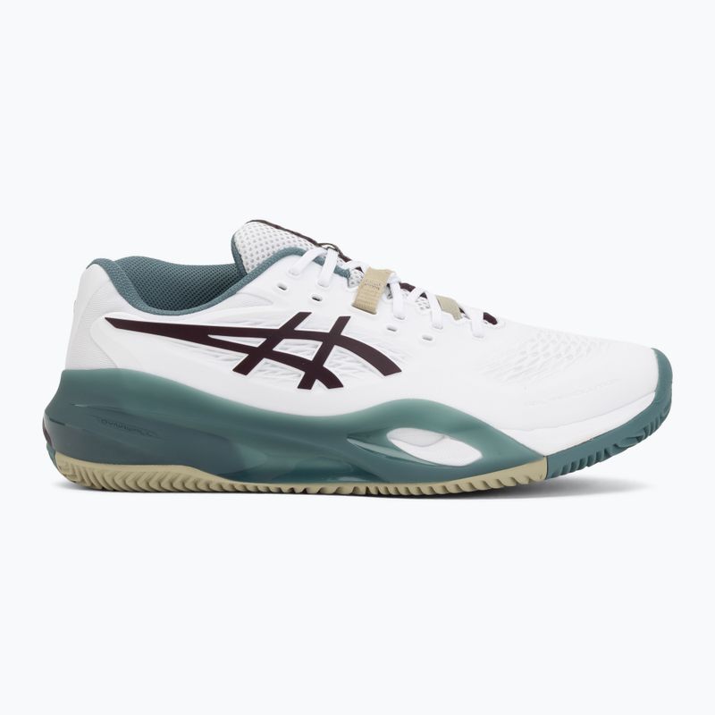 Pánske tenisové topánky ASICS Gel-Resolution X Clay white/dark aubergine 2