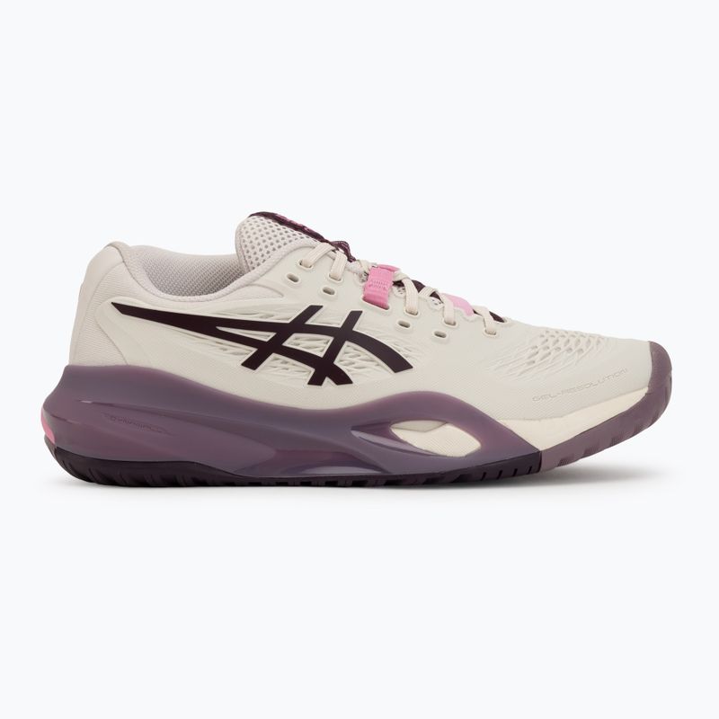 Dámske tenisové topánky ASICS Gel-Resolution X soft oat/dark aubergine 2